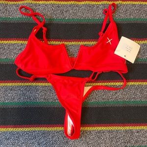 Red Boutine LA bikini